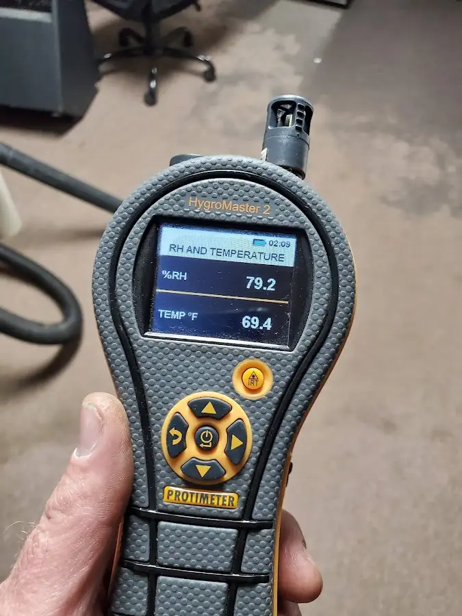 Moisture meter humidity assessment for Fire & Smoke Damage Restoration in Stoneham
